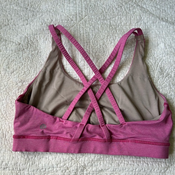 LULULEMON PINK SPORTS BRA - Picture 2 of 2